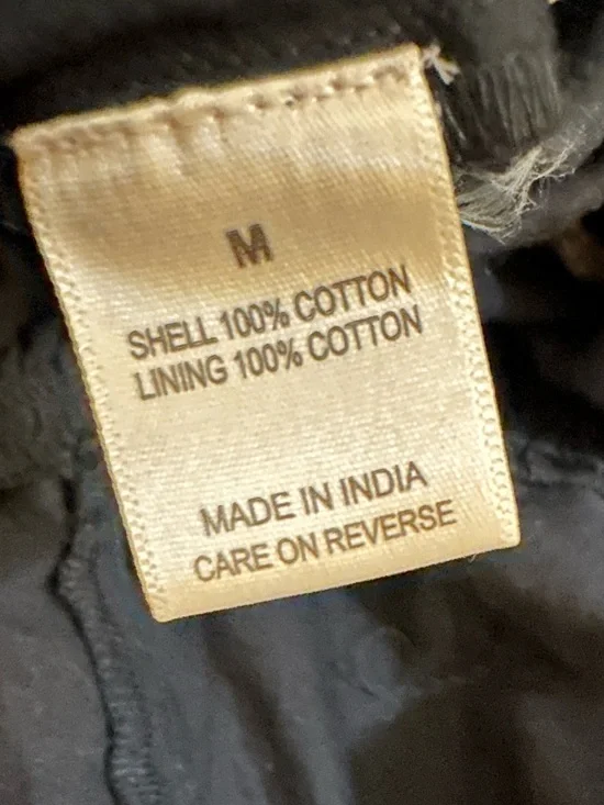 Dizzy Lizzy Sz M Lined Black Puff Sleeve Smocked Cotton Midi Dress w/ Ruffle Hem - Picture 6 of 8